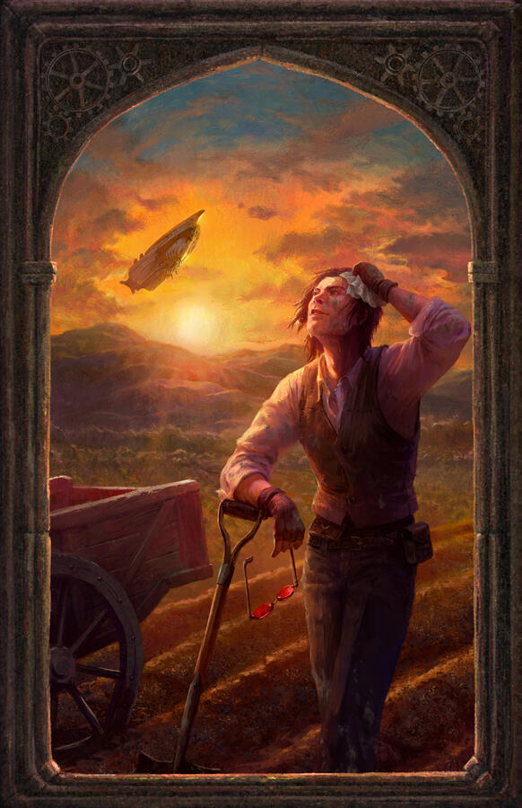 "Cloudbreakers : Vallen" by Kenton J. Moore - Book cover art by J. Paz Díaz and Marco González, 2024