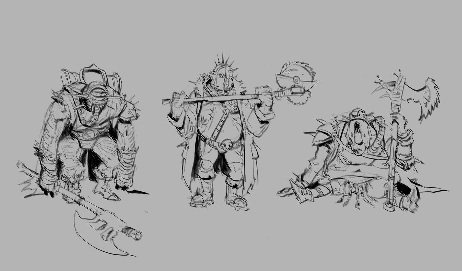 Character design for Sudden Conflict
